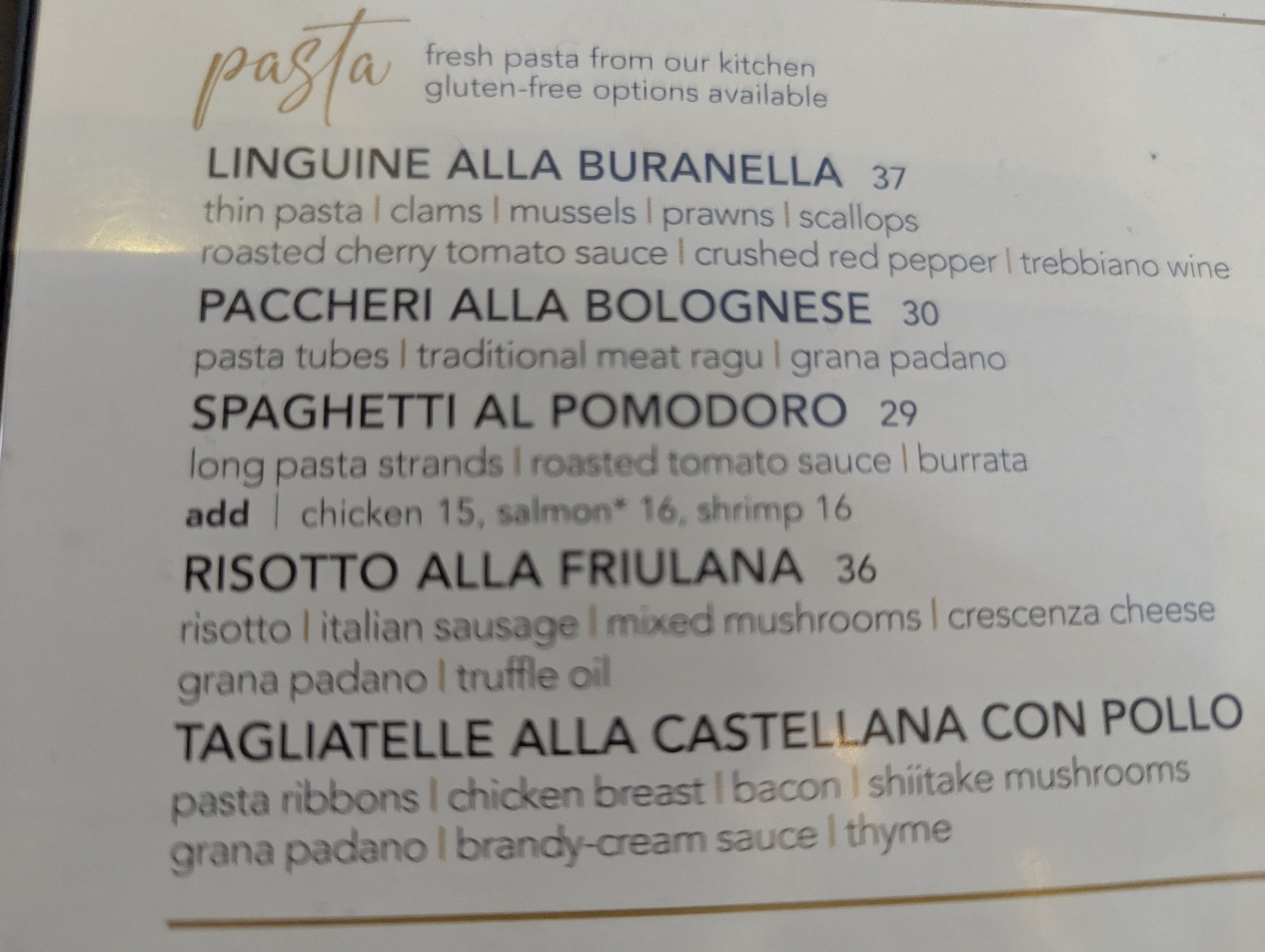 Las Vegas, Dinner at The Venetian